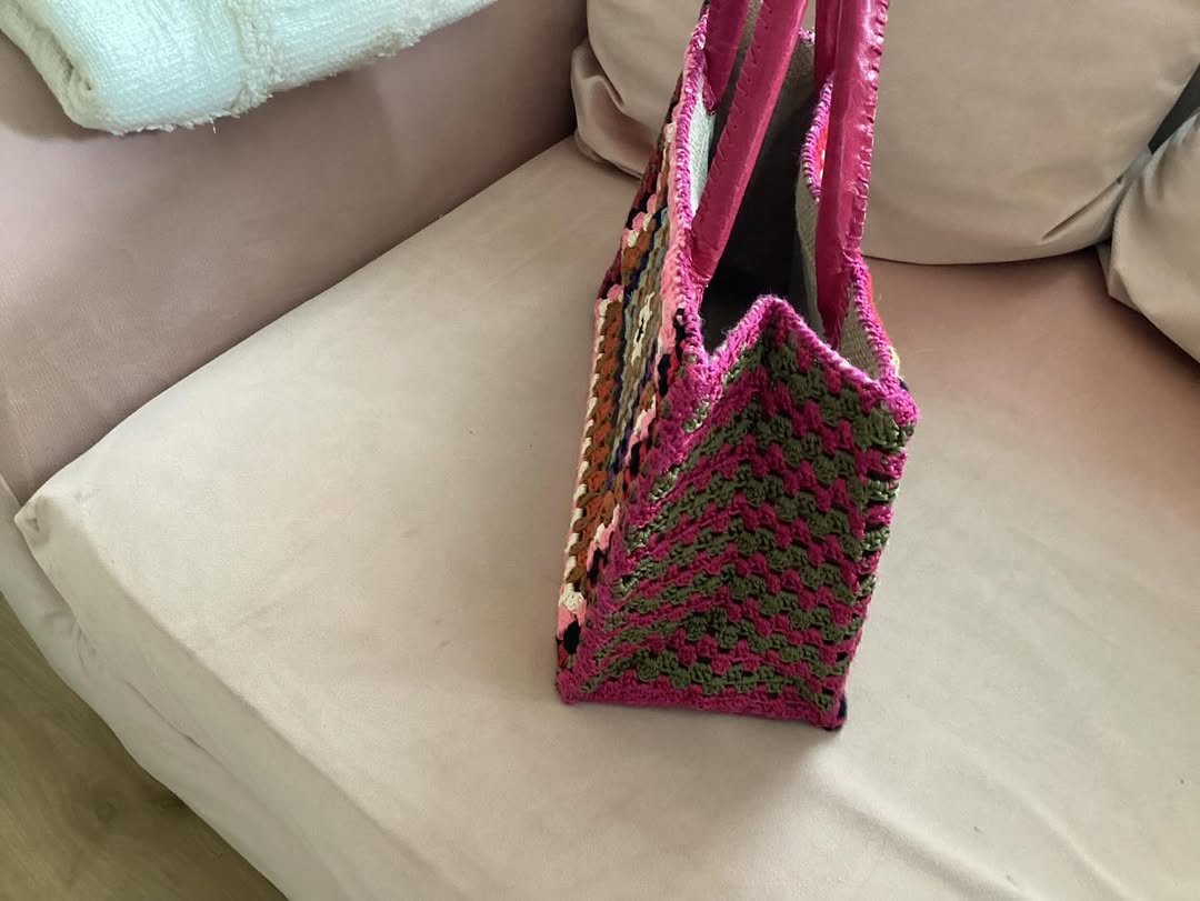 Sac crochet détail