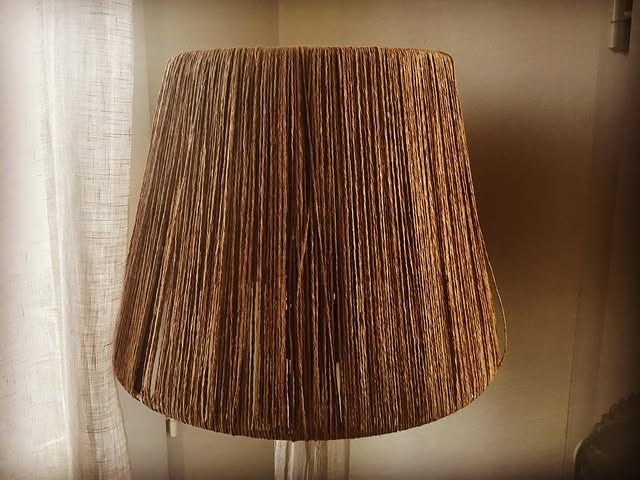 Abat-jour raphia jour